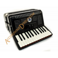 E. Soprani 26 key 48 bass black accordion, MIDI options available